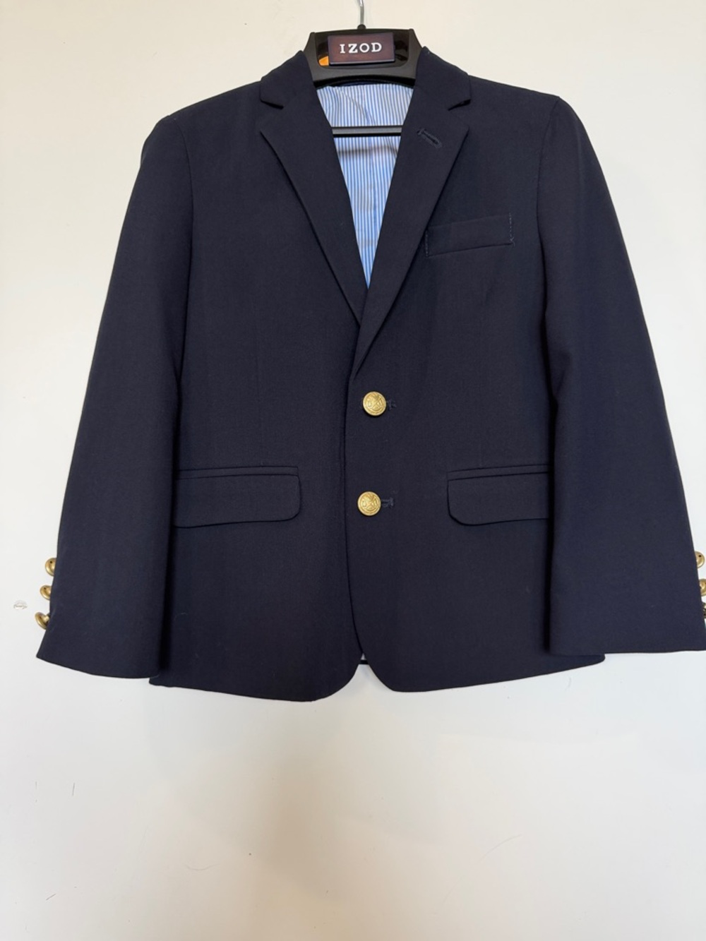 IZOD BOY’S BLAZER SIZE 6 REGULAR IN BLUE INDIGO